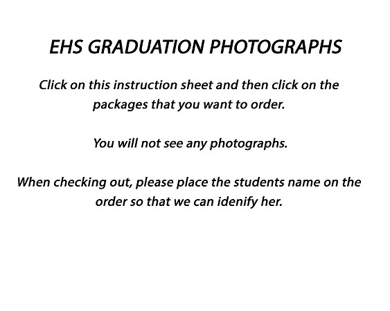 EHS 2019 GRADUATION PRE-ORDERS